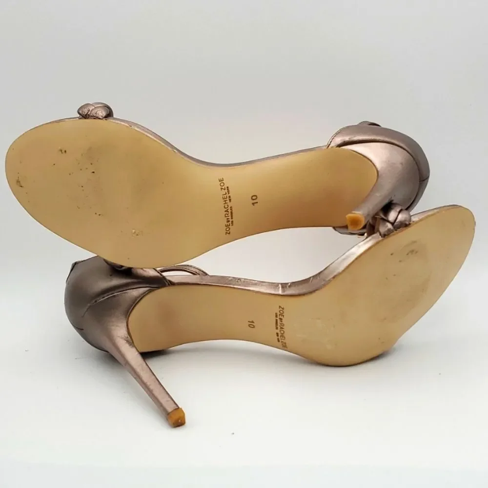 Zoe by Rachel Zoe Womens Ella Leather Closed Toe Formal SIZE 10.0.‎  S887